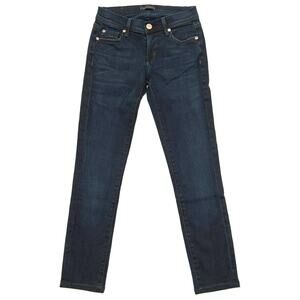 Fidelity Denim Pacific Dark Sand Twiggy Skinny Jeans Size 25